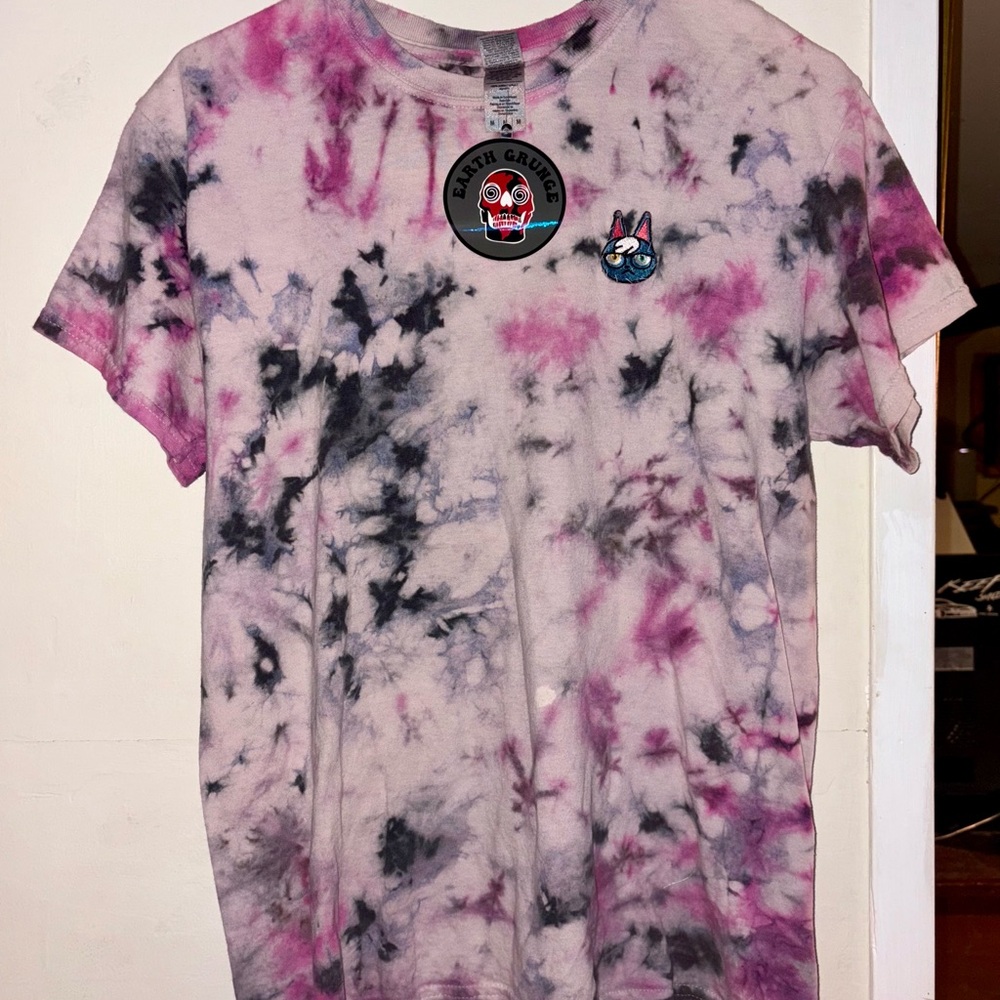 Tie-Dye Cat Tee 🩷